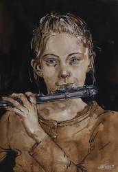Die Flötenspielerin Die Flötenspielerin